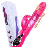 Dương Vật Vibrators Tỏa Nhiệt 12 Chế Độ Rung Thụt Có Nhánh Chính Hãng