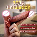 Dương Vật Giả Dính Tường Dildo Soft Có Bìu dành cho nữ giới chính hãng