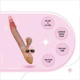 Dương Vật Evo Mars Rung Thụt Đa Chế Độ Kết Hợp Lưỡi Liếm dành cho nữ giới chính hãng