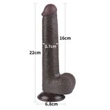 Dương Vật Dính Tường Siêu Mềm Lovetoy Sliding Skin Dong 9.0 dành cho nữ giới chính hãng
