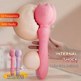 Chày Rung Yunman Double Cat 10 Chế Độ Rung dành cho nữ giới chính hãng