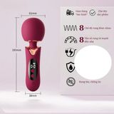 Chày Rung Silicone Chống Nước Rung Nhiều Tần Số Mạnh - Nhẹ Jiuuy Elizabeth Cao Cấp - Sạc Điện 377541