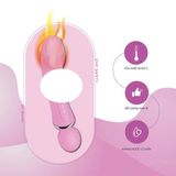 Chày Rung 12 Chế Độ Rung Double End Toả Nhiệt Chính Hãng