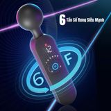 Chày Rung Massage 12 Chế Độ Rung Đa Năng Ares Smart Có Tỏa Nhiệt Chính Hãng - Đen 