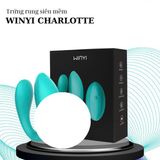 Trứng Rung Silicone Siêu Mềm Mại Cao Cấp Charlotte 10 Chế Độ Rung - Sạc Điện