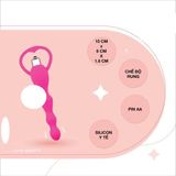 Que Rung Hậu Môn Silicone Cao Cấp Rung Đa Chế Độ Blade - dùng Pin