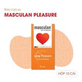 Bao Cao Su Kéo Dài Thời Gian Masculan Long Pleasure 5in1 - Hộp 10 Cái 377973
