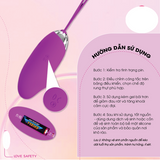 Trứng Rung Điều Khiển Từ Xa Cao Cấp Pretty Love Julia Chính Hãng