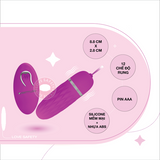 Trứng Rung Điều Khiển Từ Xa Cao Cấp Pretty Love Dawn 12 Chế Độ 
