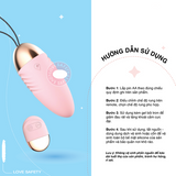 Trứng Rung Điều Khiển Từ Xa Vibrator Spark Of Love 12 Chế Độ Rung