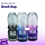 Cốc Âm Đạo Giả Silicon Trong Suốt Giá Rẻ Snail Cup