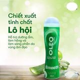 GeI Bôi Trơn Oleo Lampo Smooth Hương Nha Đam cho các cặp đôi chính hãng