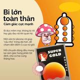 Bao Cao Su Bi Lớn Super Gold Big Ball