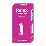 Bao cao su Relax - Hương dâu - Hộp 12 cái 378227