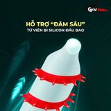 Bao cao su OLO Kỳ lân - Gai xoắn - Hộp 1 cái + 1 bi silicon 378229