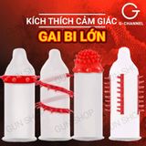 Bao cao su Dragon - Gân gai và bi lớn - Hộp 2 bao gân gai lớn + 1 bao siêu mỏng (Giao ngẫu nhiên) 378230