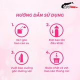 Bao cao su Gold - Gai và gân - Hộp 2 cái (Giao ngẫu nhiên) 378256