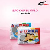 Bao cao su Gold - Gai và gân - Hộp 2 cái (Giao ngẫu nhiên) 378256