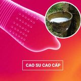 Bao cao su Super Gold - Gân và gai siêu lớn - Hộp 2 cái 378257