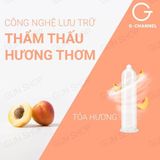 Bao cao su Nakanishi - Siêu mỏng 0.03mm - Hương đào - Hộp 4 cái 378259