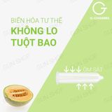 Bao cao su Nakanishi - Siêu mỏng 0.03mm - Hương dưa lưới - Hộp 4 cái 378261