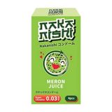 Bao cao su Nakanishi - Siêu mỏng 0.03mm - Hương dưa lưới - Hộp 4 cái 378261