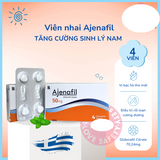 Viên Ngậm Cường Dương, Tăng Cường Sinh Lý Ajenafil 50mg Vị Bạc Hà chính hãng