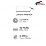 Bao cao su Mingliu Modeled And Super Thin  Siêu mỏng hiện đại Hộp 10 cái cao cấp chính hãng