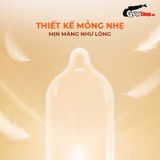 Bao cao su Durex Fetherlite Feel Siêu mỏng nhiều gel  Hộp 12 cái cao cấp chính hãng