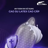 Bao cao su Shell Play Jelly 6 tính năng Hộp 10 cái 1 vòng đeo kéo dài thời gian cao cấp chính hãng