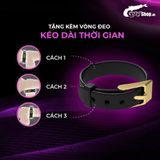 Bao cao su Shell Play Choker 6 tính năng Hộp 10 cái 1 vòng đeo kéo dài thời gian cao cấp chính hãng