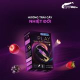 Bao cao su Shell Play Choker 6 tính năng Hộp 10 cái 1 vòng đeo kéo dài thời gian cao cấp chính hãng