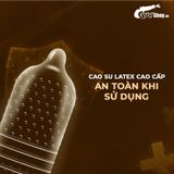 Bao cao su Shell Play Circle 6 tính năng Hộp 10 cái 1 vòng đeo kéo dài thời gian cao cấp chính hãng