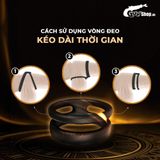 Bao cao su Shell Play Circle 6 tính năng Hộp 10 cái 1 vòng đeo kéo dài thời gian cao cấp chính hãng