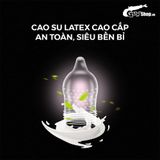 Bao cao su Shell Play Ring 6 tính năng Hộp 10 cái 1 vòng đeo kéo dài thời gian cao cấp chính hãng