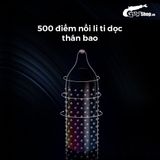 Bao cao su Shell Play Cocks 6 tính năng Hộp 10 cái 3 vòng đeo kéo dài thời gian cao cấp chính hãng