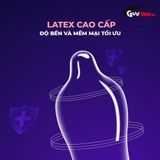 Bao cao su Shell Giant Entering Gân nổi bi tăng 3cm  Hộp 10 cái cao cấp chính hãng