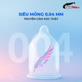 Bao cao su Shell Intense Siêu mỏng 0.04mm  Hộp 10 cái cao cấp chính hãng