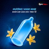 Bao cao su Shell Invisible Siêu mỏng chống tuột kéo dài thời gian  Hộp 10 cái cao cấp chính hãng