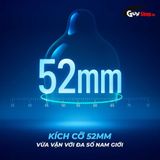 Bao cao su Shell Invisible Siêu mỏng chống tuột kéo dài thời gian  Hộp 10 cái cao cấp chính hãng