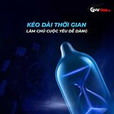 Bao cao su Shell Invisible Siêu mỏng chống tuột kéo dài thời gian  Hộp 10 cái cao cấp chính hãng