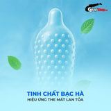 Bao cao su Okamoto Dot De Cool Gai lạnh kéo dài thời gian Hộp 10 cái  cao cấp chính hãng