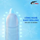 Bao cao su Okamoto 0.03 Cool Siêu mỏng mát lạnh láng mịn  Hộp 3 cái cao cấp chính hãng