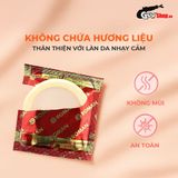 Bao cao su Okamoto Roman Vân hoa hồng ôm khít Hộp 10 cái cao cấp chính hãng