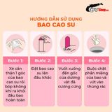 Bao cao su Okamoto Roman Vân hoa hồng ôm khít Hộp 10 cái cao cấp chính hãng