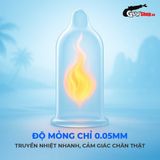 Bao cao su Okamoto Skinless Skin Super Lubricative Siêu bôi trơn Hộp 10 cái cao cấp chính hãng