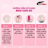 Bao cao su Firon Rush Gân sọc điểm nổi kéo dài thời gian  Hộp 10 cái cao cấp chính hãng