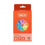 Bao cao su Firon Slide - Siêu mỏng, chống tuột, hương trái cây - Hộp 10 cái cao cấp chính hãng