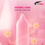 Bao cao su Firon Air - Siêu mỏng, kéo dài thời gian, hương vani - Hộp 10 cái cao cấp chính hãng