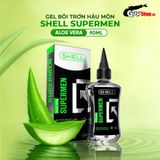 Gel hậu môn tinh chất lô hội Shell Supermen Aloe Vera - Chai 90ml cao cấp chính hãng